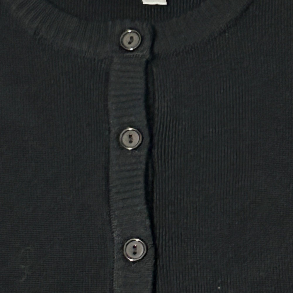 LIKE NEW! women's Madden Girl Black Knit Sweater Vest - MEDIUM - Picture 3 of 7